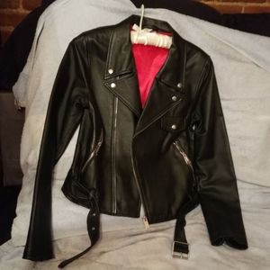 Vegan leather jacket